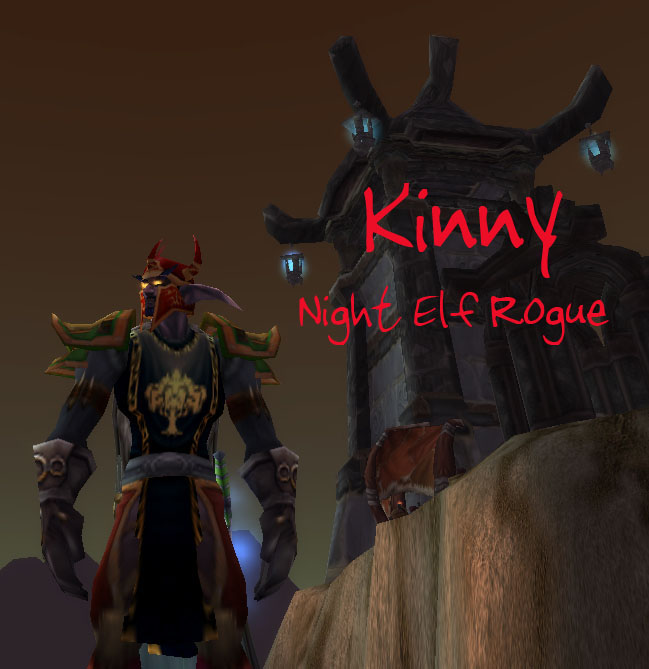 world of warcraft night elf warrior. Kinny is my level 51 Night Elf